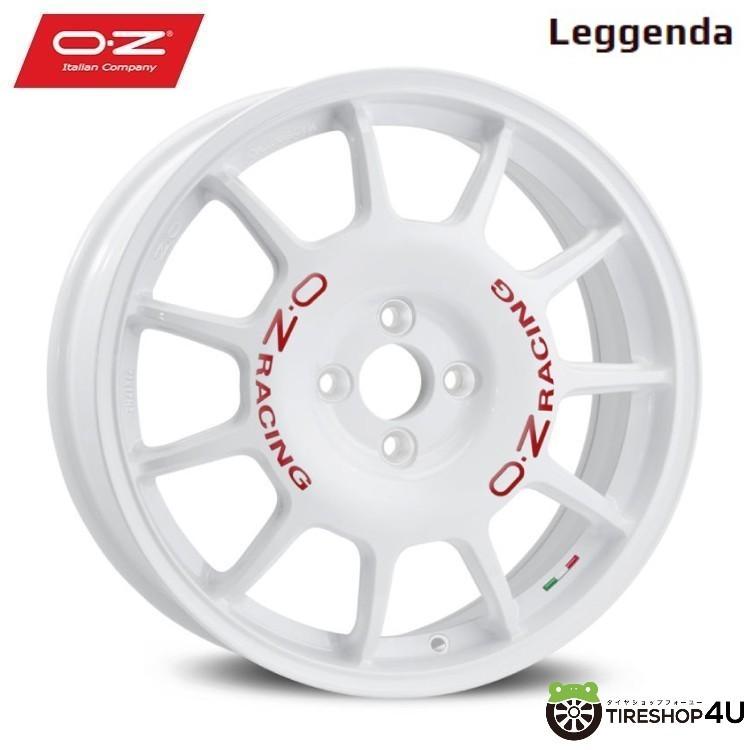 【最大P15倍】17インチ OZ Racing Sport LEGGENDA 17x7.0J 4/98 +37 Race White オーゼットレーシング レジェンダ レースホワイト新品アルミホイール1本価格 [4本購入で送料無料]｜TIRE SHOP 4U 店
