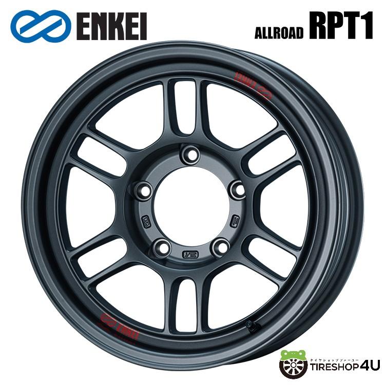 16インチ ENKEI ALLROAD RPT1 16x6.0J 5/139.7 +0 HUB:108.2Φ マットダークガンメタリック エンケイ オールロード 新品アルミホイール1本価格 [4本購入で送料無料]