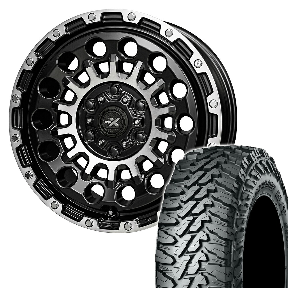 【取付対象】 KYOHO PPX GX14 18×8.0J 6/139.7 +50 マットブラックポリッシュ YOKOHAMA GEOLANDAR M/T G003 275/65R18 123/120Q LT サマータイヤホイール 4本セット 18インチ ヨコハマ ジオランダー MT 【 ランドクルーザー ランクル 300系 250系 】