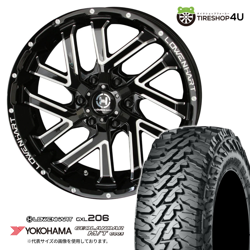 楽天市場】【取付対象】 LOWENHART GXL206 17x8.0J 6/139.7 +20