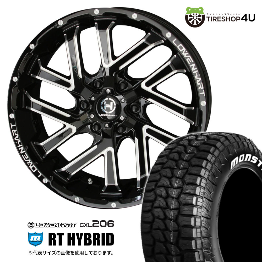 楽天市場】取付対象 LOWENHART GXL206 20x8.5J 6/139.7 +20 +10 INSET