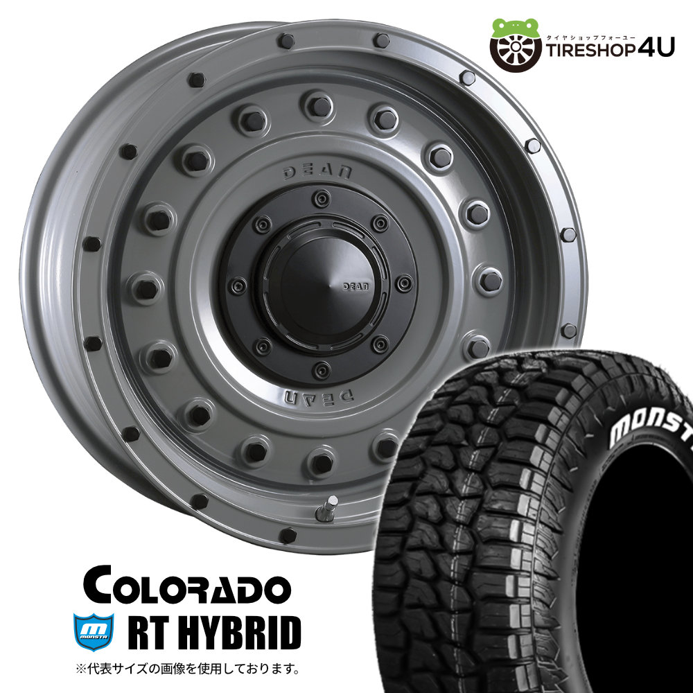 【楽天市場】CRIMSON DEAN COLORADO 17X8.0J 6/139.7 +20 スティールグレー 8J MONSTA RT ...