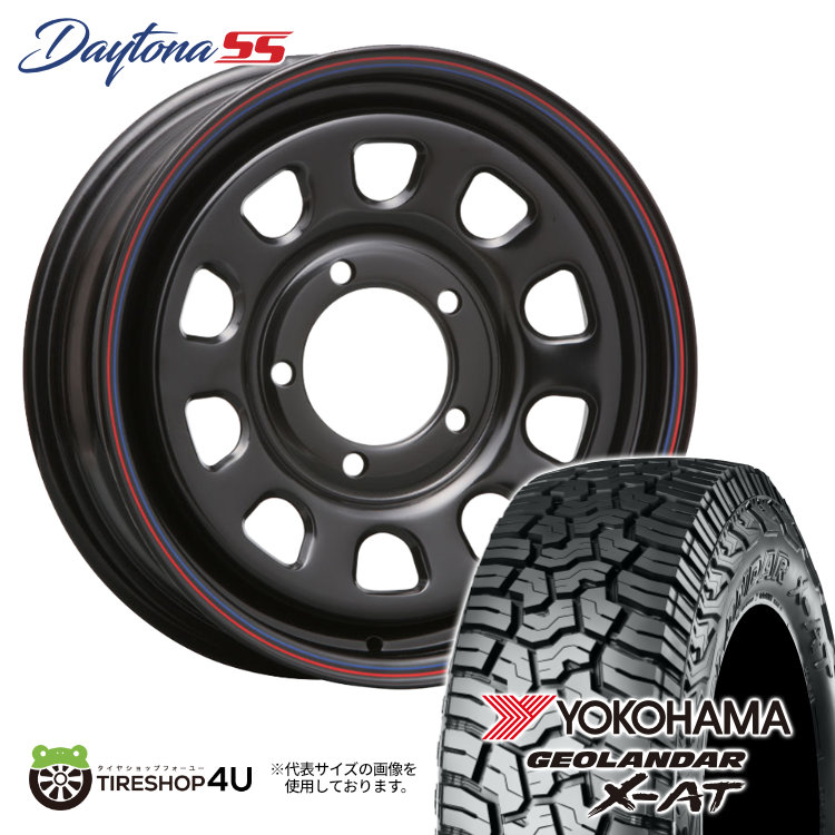 楽天市場】【取付対象】 MLJ DAYTONA SS 16×6.0J 5/139.7 0 BK