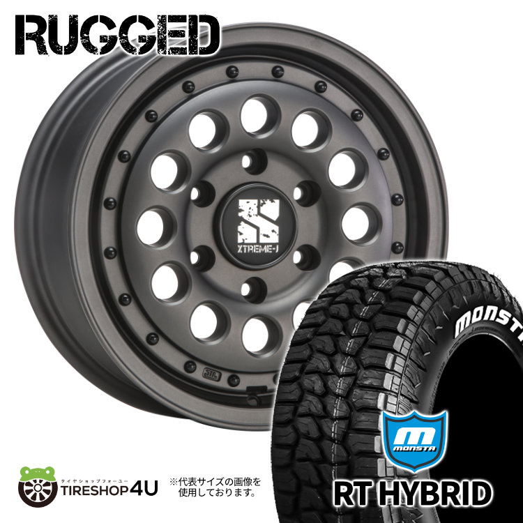 モンスタRTハイブリッド215/65R16タイヤホイールセット‼️キャラバン等 MONSTA TYRES 送料無料 215/65R16 モンスタタイヤ RT