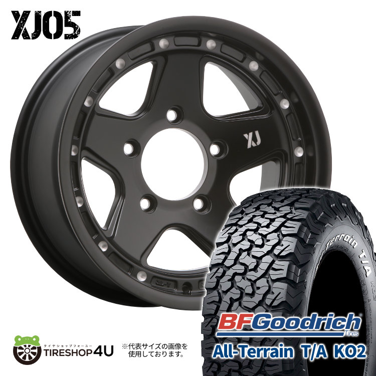 【楽天市場】新品 タイヤホイール 4本セット ランドクルーザー 70系 再販 ランクル70 GRJ76K など MLJ XTREME-J XJ05  16X8.0J 5/150 8J +0 サテンブラックミルド TOYO OPEN COUNTRY R/T 265/70R16 ホワイトレター 16インチ  エクストリームJ ...