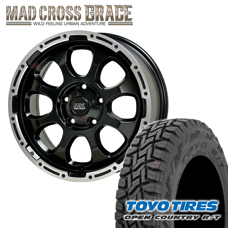 【楽天市場】MAD CROSS GRACE 16x7J 5/114.3 +38 ブロンズ ...