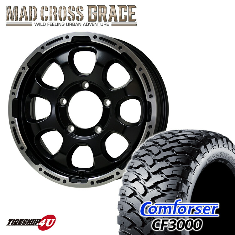 【楽天市場】【取付対象】 MAD CROSS GRACE 16x5.5J 5/139.7 +