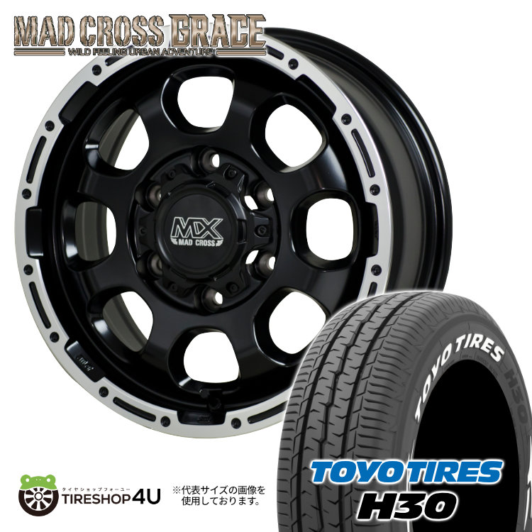 楽天市場】【取付対象】 MAD CROSS GRACE 15x6J 6/139.7 +44