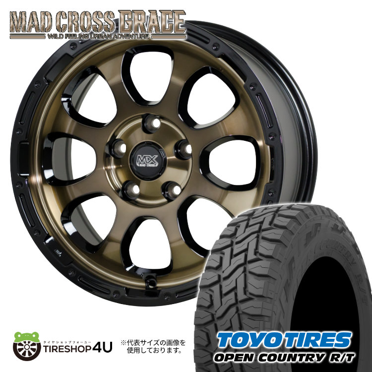 楽天市場】【最大P10倍】MAD CROSS GRACE 16x7J 5/114.3 +38