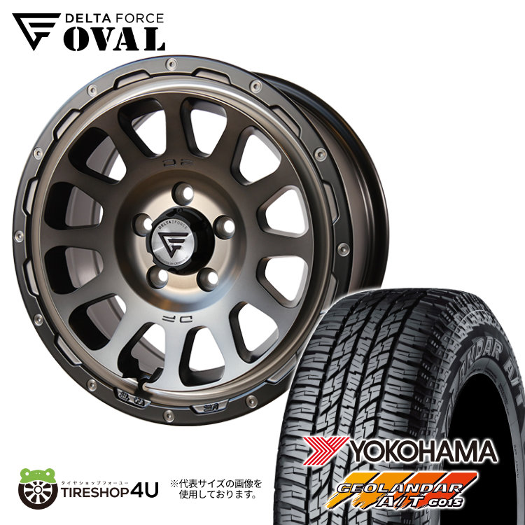 楽天市場】DELTA FORCE OVAL 16x7J 5/114.3 +35 マットスモーク