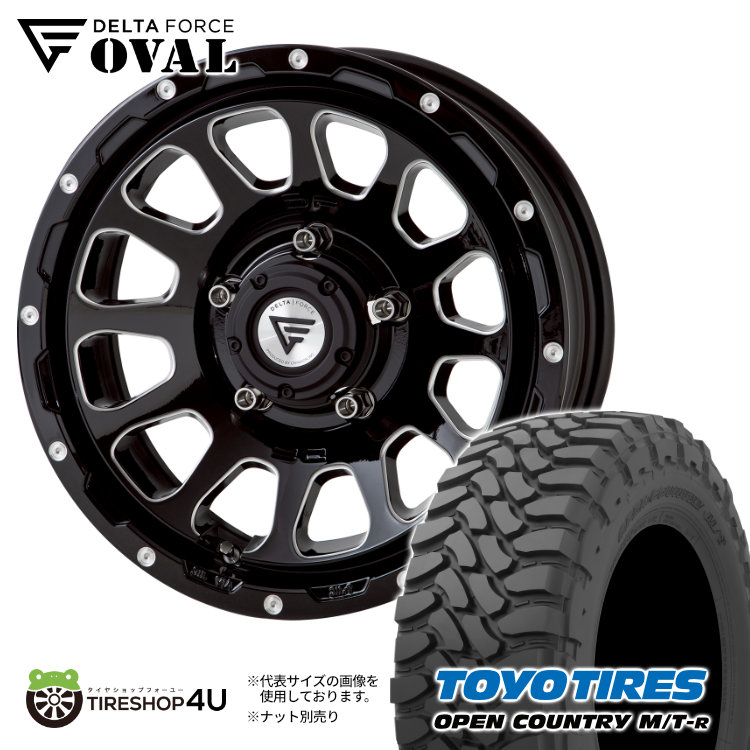 楽天市場】【取付対象】 DELTA FORCE OVAL 16x5.5J 5/139.7 +20
