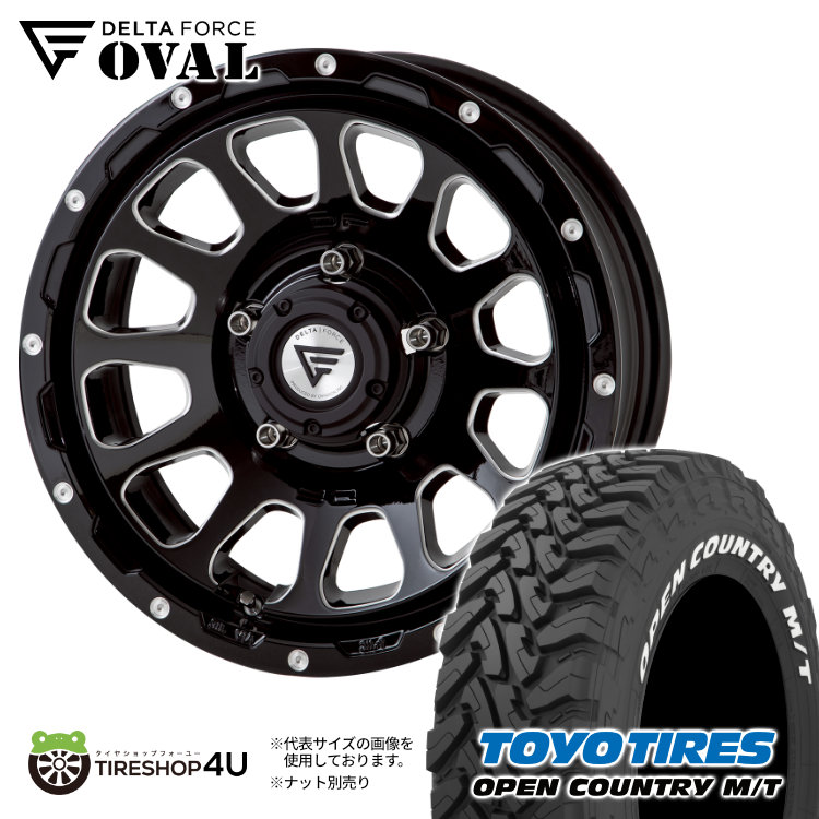 楽天市場】【取付対象】 DELTA FORCE OVAL 16x5.5J 5/139.7 +20