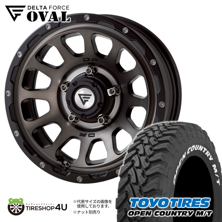 【楽天市場】【取付対象】 16インチ DELTA FORCE OVAL 16x6J 5 