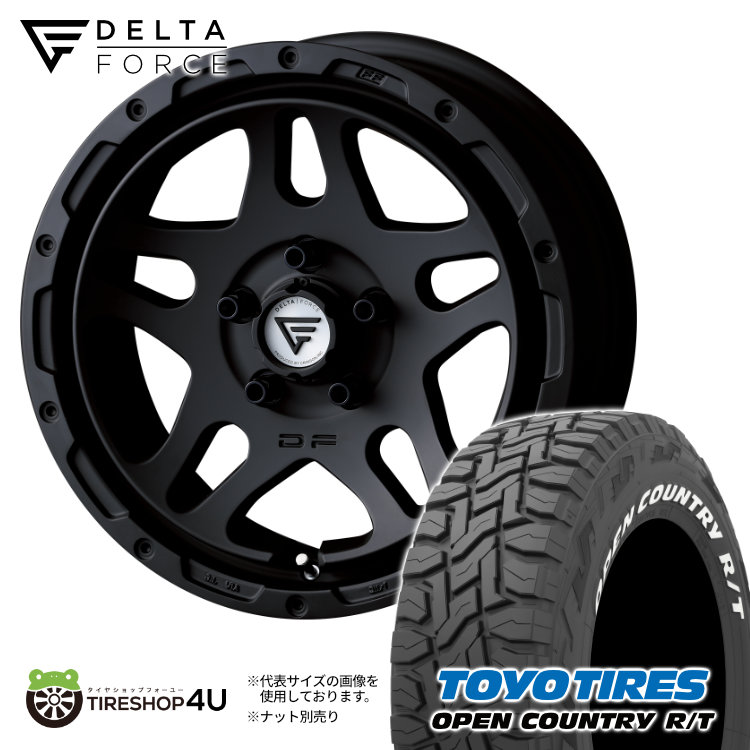楽天市場】DELTA FORCE OVAL 16x7.0J 5/114.3 +42 7J マット