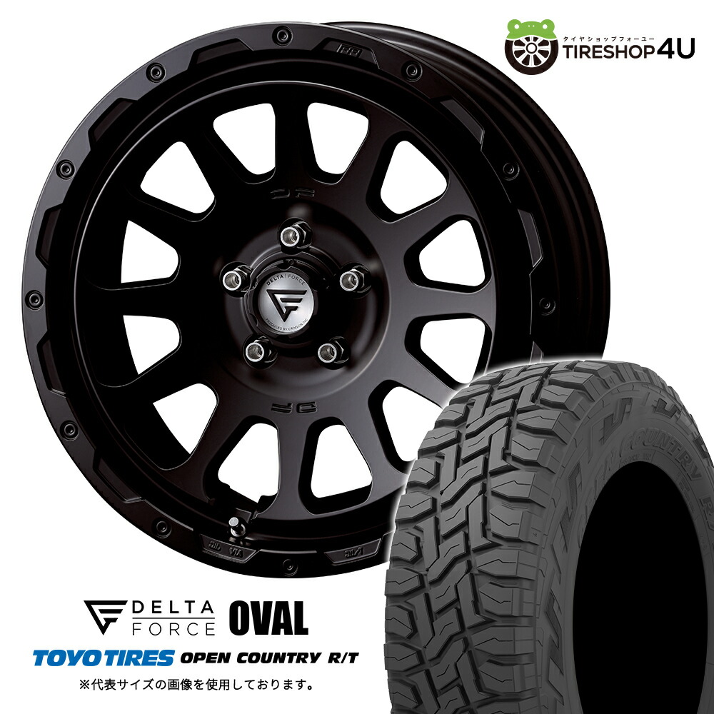 楽天市場】【取付対象】 DELTA FORCE OVAL FF 18×8.0J 5/114.3 +38 SBK