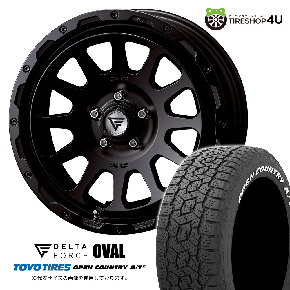 楽天市場】【取付対象】 DELTA FORCE OVAL FF 18×8.0J 5/114.3 +38 SBK