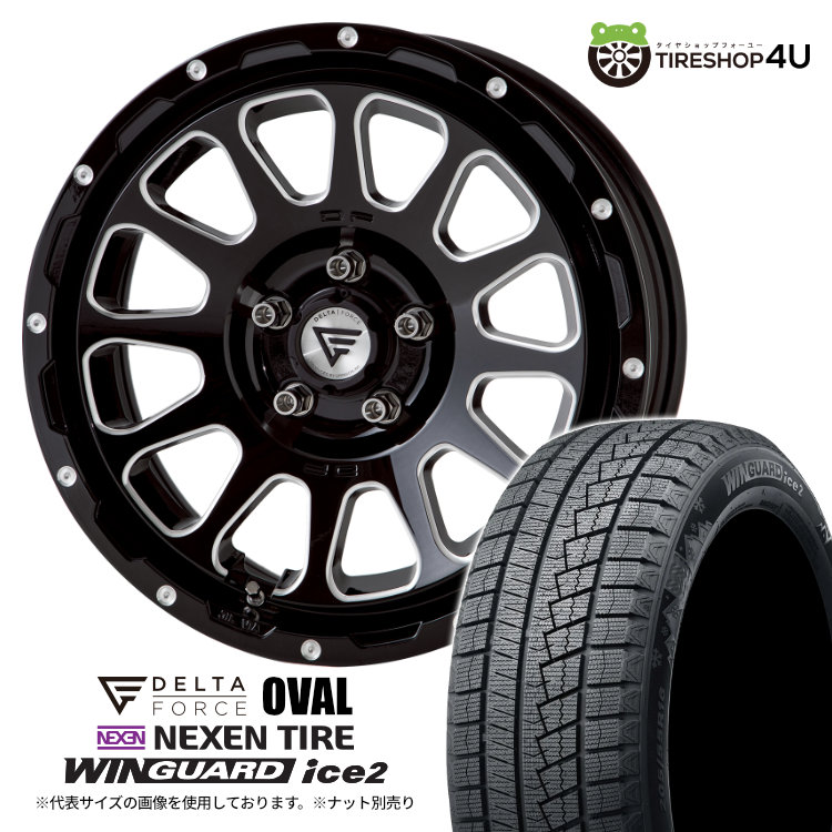 楽天市場】DELTA FORCE OVAL 16×7.0J 5/114.3 +35 MSP YOKOHAMA ice