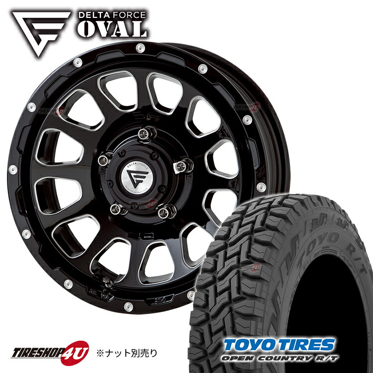 楽天市場】【エントリーで最大P33倍】16インチ DELTA FORCE OVAL 16x6J