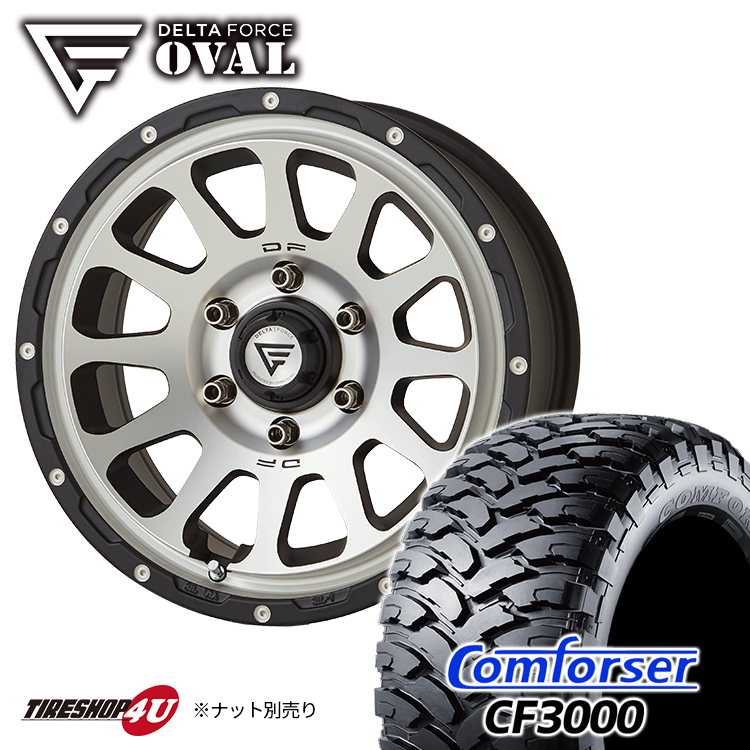 人気スポー新作 4本セット DELTA FORCE OVAL オーバル 17x8.0J 6 139.7