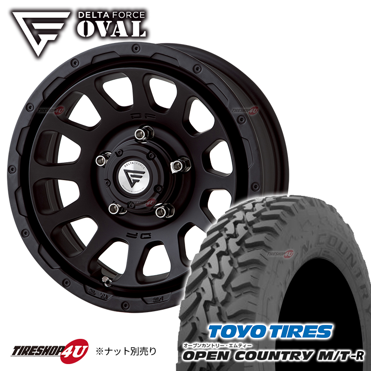 楽天市場】【取付対象】 16インチ DELTA FORCE OVAL 16x6J 5/139.7 -5