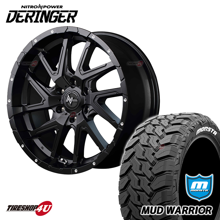 BFグッドリッチ ホイールセット 275/55R20インチ 6H139 MID ナイトロ