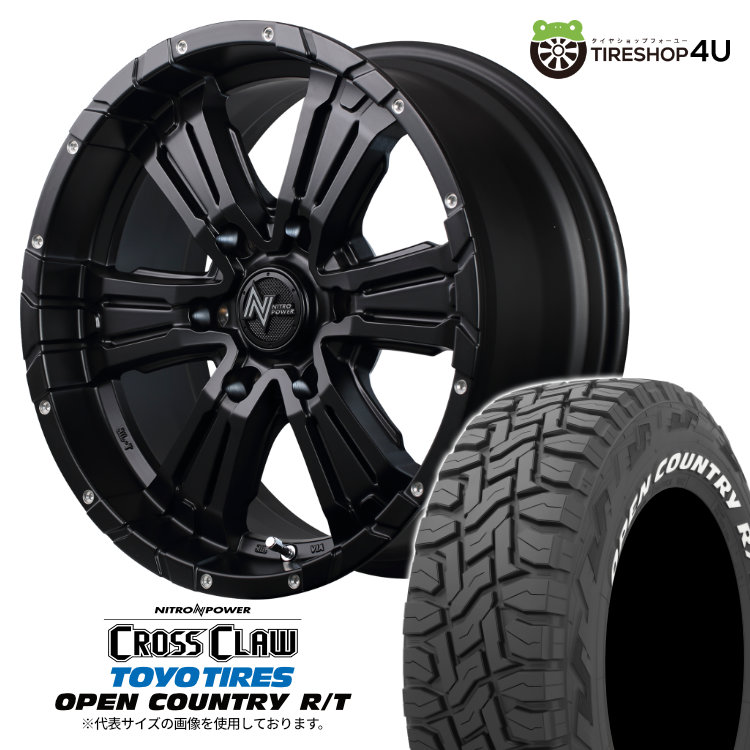 CROSS CLAW特約店特価　G003 185/85R16 & CROSS CLAW　４本SETジムニー クロスクロウ ジオランダー　JB23.64JA11.12.22 NITRO POWER CROSS CLAW 16x5.5J 5⁄139.7 +20 セミグロス