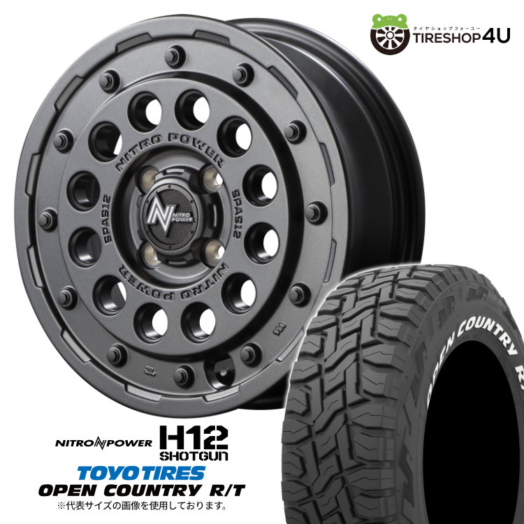 楽天市場】【取付対象】 NITRO POWER H12 SHOTGUN 14×5.5J 4/100