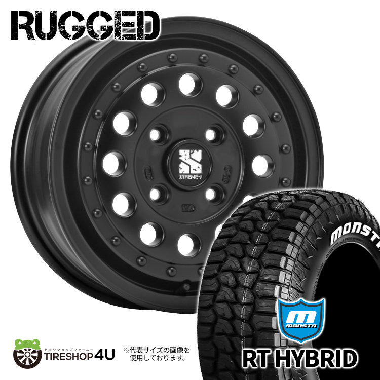MLJ RUGGED ホワイト 14インチ 5j +35 2本 2 ν§ M.L.J.inc XTREME-J RUGGED (エクストリームJ ラギッド