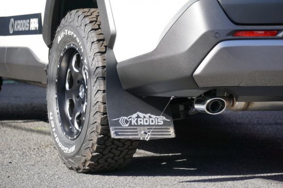 楽天市場】RAV4(50系) KADDIS RAV4専用マッドフラップ レッド KD