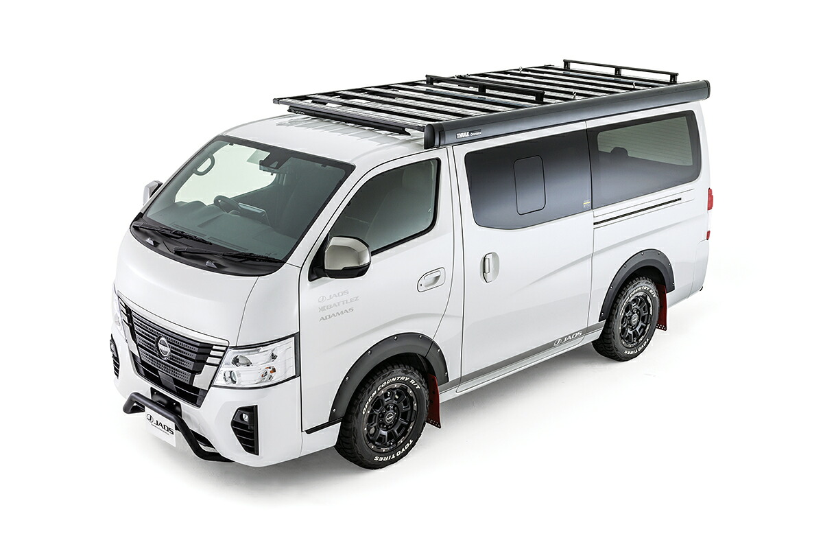 JAOS フラットラック 1470&times;2950 キャラバン E26系FLAT RACK SET 1470X2950 CARAVAN 12+ (8 LEGS)｜TIRE SHOP 4U 店 124,245円