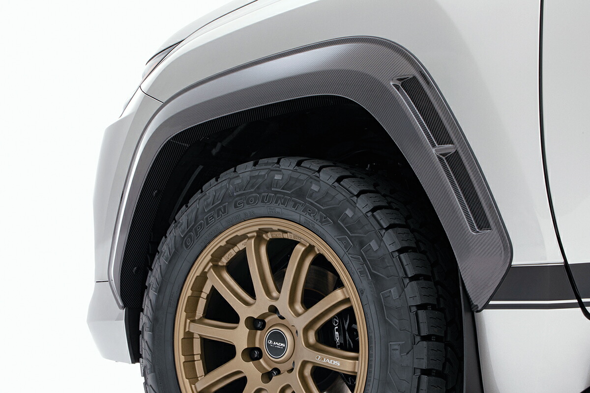 JAOS ジャオス オーバーフェンダー type-R B129252CF レクサス LX600 2022/01~ LEXUS LX600 改造 カスタム パーツメーカー直送の為代金引換 個人様宛配送不可 送付先は取付店、馴染みの車屋さんへお願い致します。 B129252CF｜TIRE SHOP 4U 店