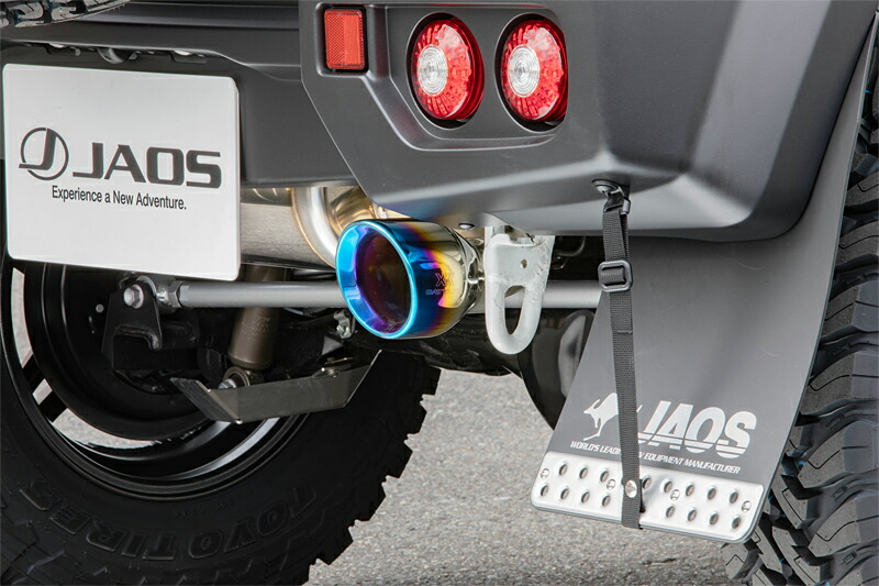 【最大P15倍】JAOS ジャオス BATTLEZ バトルズ マフラー ZS TC チタンカラーテール B702513ATC リヤスポーツカウル用 スズキ ジムニー シエラ JB74系 SUZIKI JIMNY SIERRA カスタム 改造 オフロード アゲ B702513ATC｜TIRE SHOP 4U 店