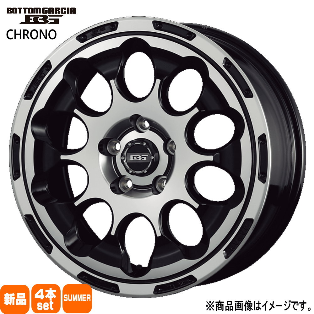 235/65R17 銘柄指定不可 輸入タイヤ 輸入タイヤ 輸入タイヤ 新品 夏用 サマータイヤ ホイール 4本セット KIT JAPAN BOTTOM GARCIA CHRONO 17&times;7.0+45 5/114.3 17インチ｜タイヤショップ78 101,459円