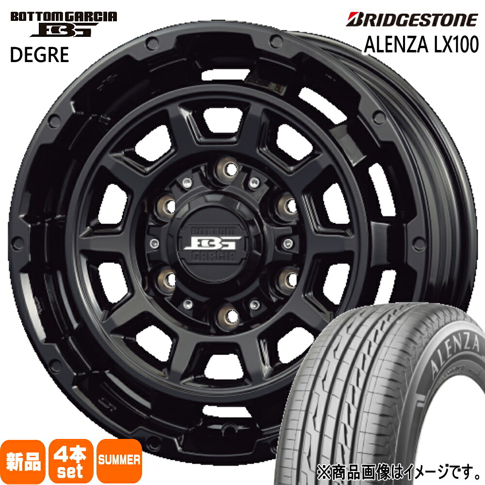 215/65R16 98H アレンザ LX100 ALENZA LX100 ブリヂストン BRIDGESTONE 新品 夏用 サマータイヤ ホイール 4本セット KIT JAPAN BOTTOM GARCIA DEGRE 16×6.5+38 6/139.7 16インチ|タイヤショップ78