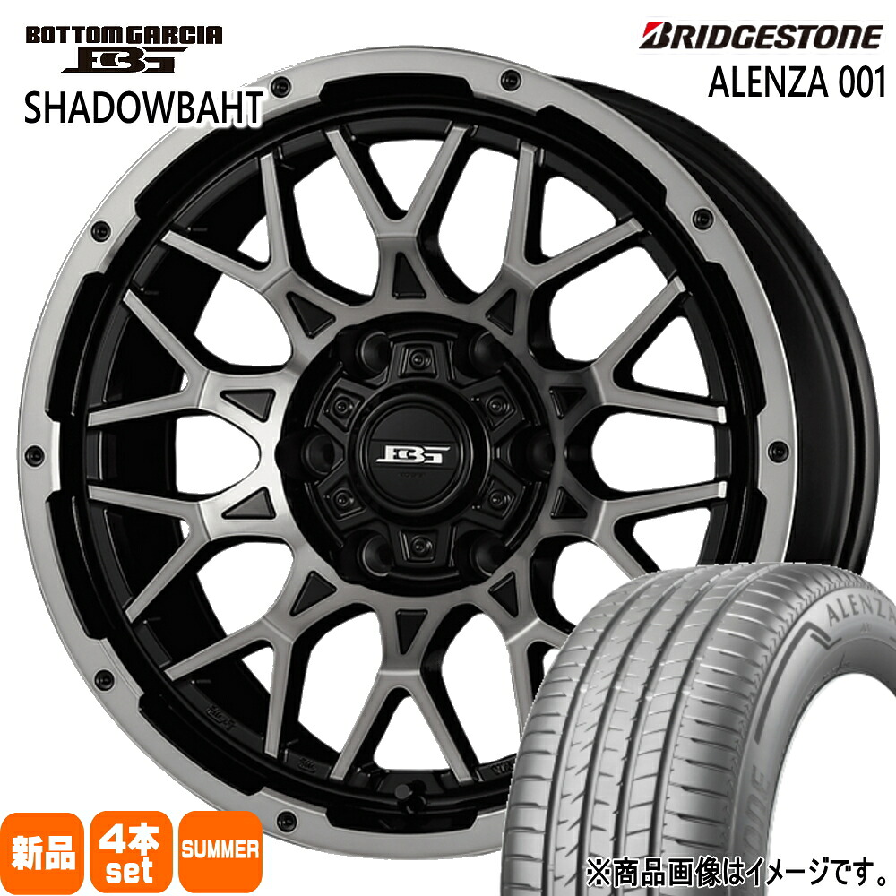 215/65R16 アレンザ 001 ALENZA 001 ブリヂストン BRIDGESTONE 新品 夏用 サマータイヤ ホイール 4本セット KIT JAPAN BOTTOM GARCIA SHADOWBAHT 16×6.5+38 6/139.7 16インチ|タイヤショップ78
