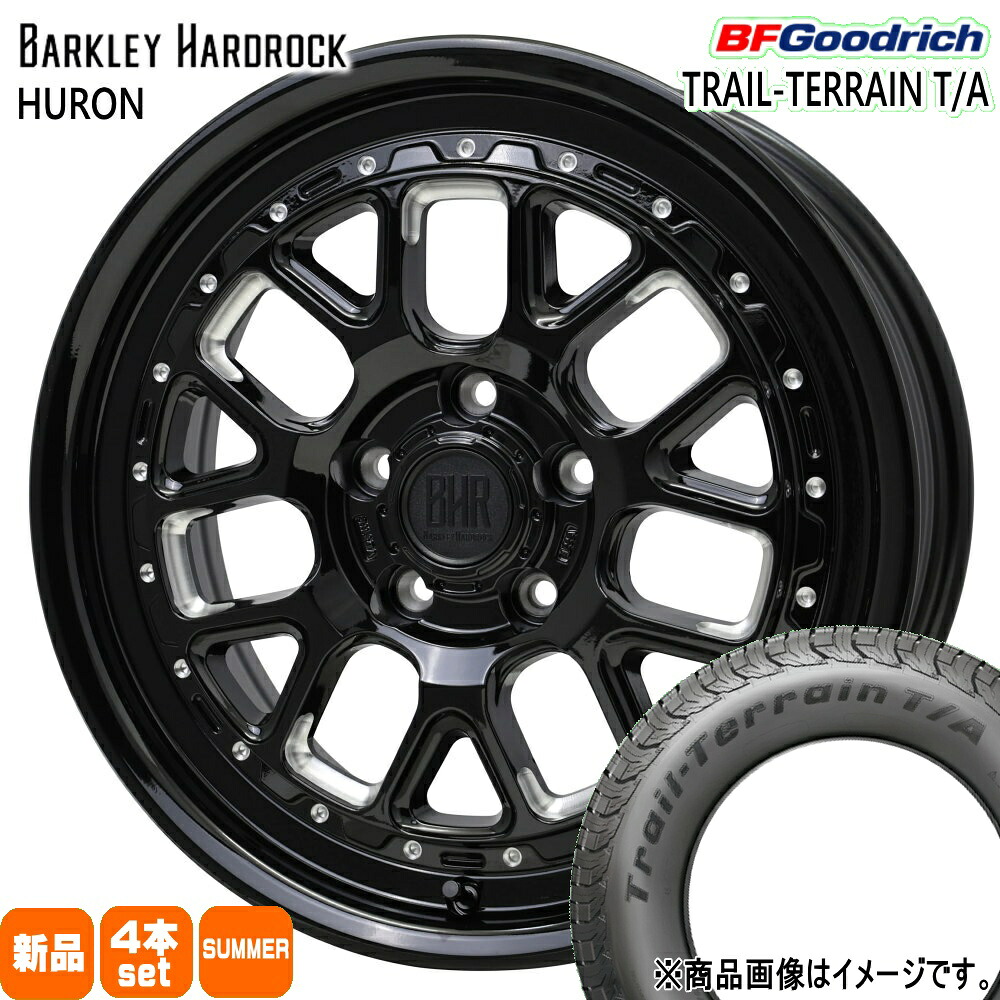 225/60R17 99H トレイルテレーン T/A TRAIL-TERRAIN T/A BFグッドリッチ BF.Goodrich 新品 夏用 サマータイヤ ホイール 4本セット HOT STUFF CORPORATION BARKLEY HARDLOCK HURON 17&times;7.0+38 5/114.3｜タイヤショップ78