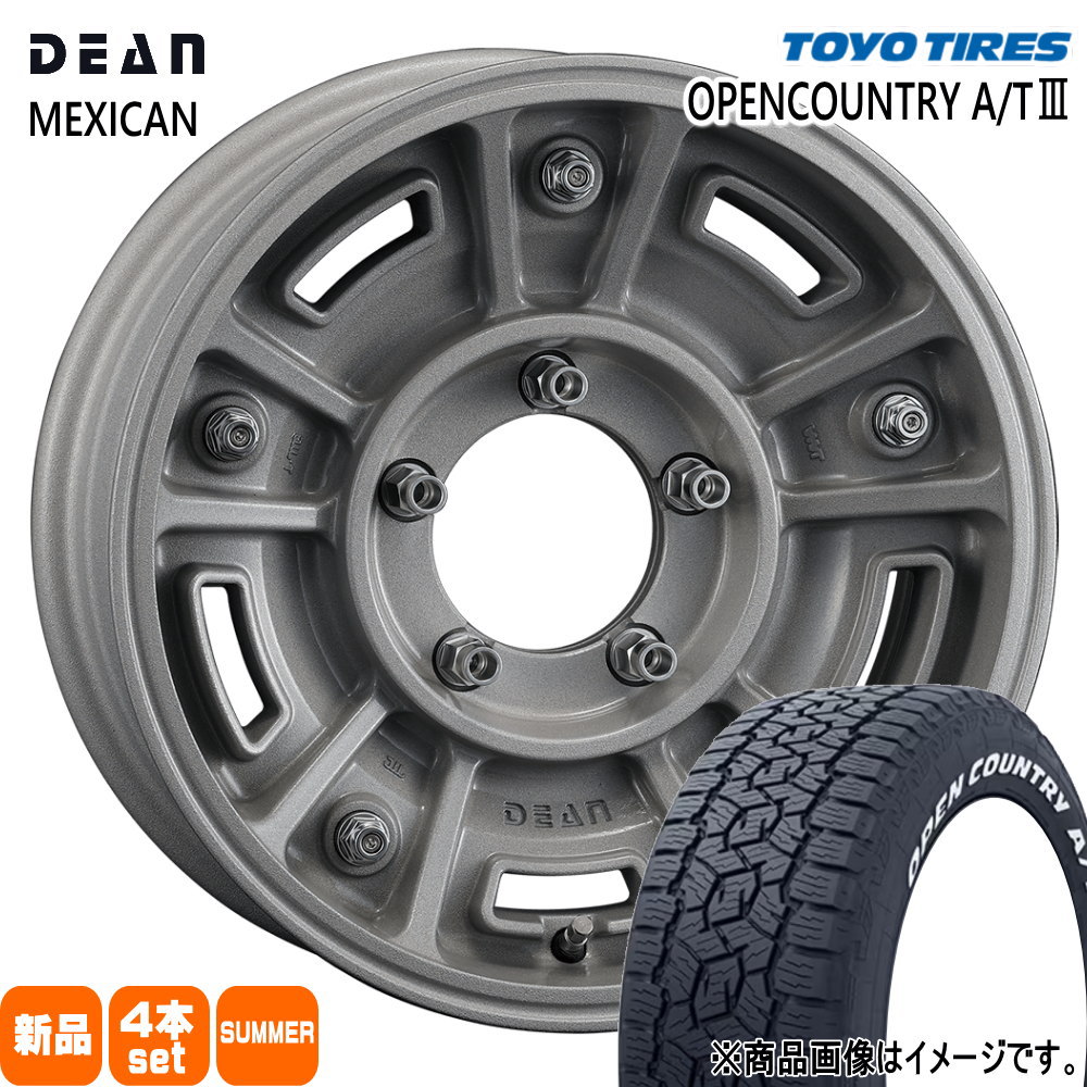 215/70R16 100T オープンカントリー AT3 OPENCOUNTRY A/T3 トーヨータイヤ TOYOTIRES 新品 夏用 サマータイヤ ホイール 4本セット CRIMSON DEAN BJ MEXICAN 16×6.0-5 5/139.7|タイヤショップ78