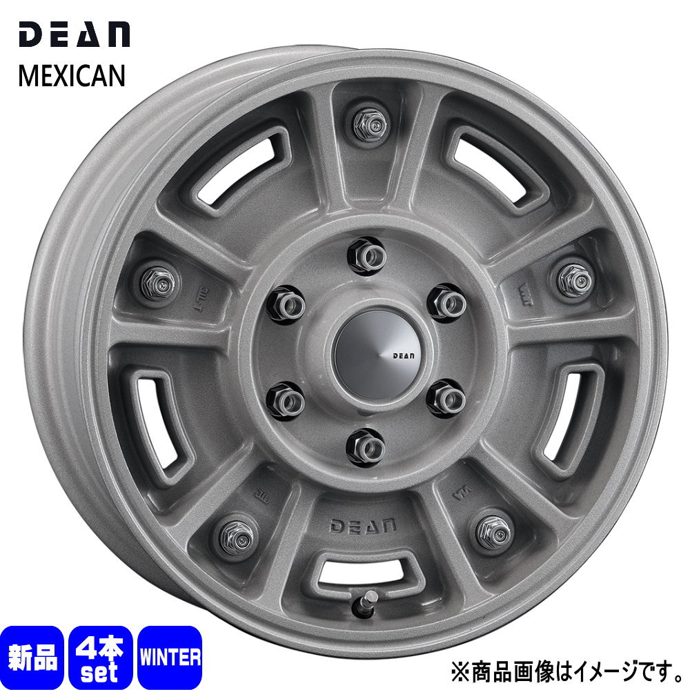 215/65R16 銘柄指定不可 輸入タイヤ 輸入タイヤ 輸入タイヤ 新品 冬用 スタッドレスタイヤ ホイール 4本セット CRIMSON DEAN BJ MEXICAN 16×6.5+38 6/139.7|タイヤショップ78
