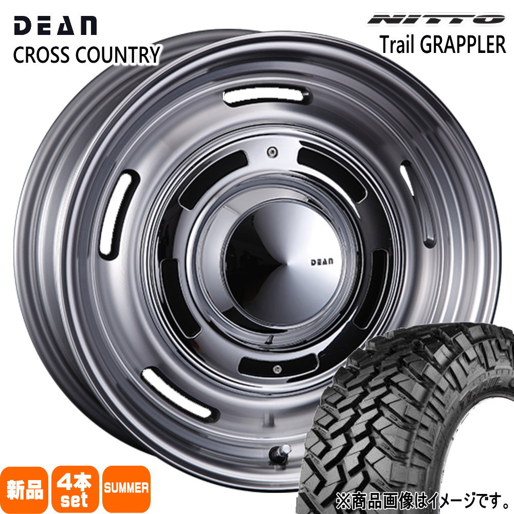 265/75R16 トレイルグラップラー Trail GRAPPLER ニットー NITTO 新品 夏用 サマータイヤ ホイール 4本セット CRIMSON DEAN CROSS COUNTRY 16&times;7.0+15 6/139.7｜タイヤショップ78