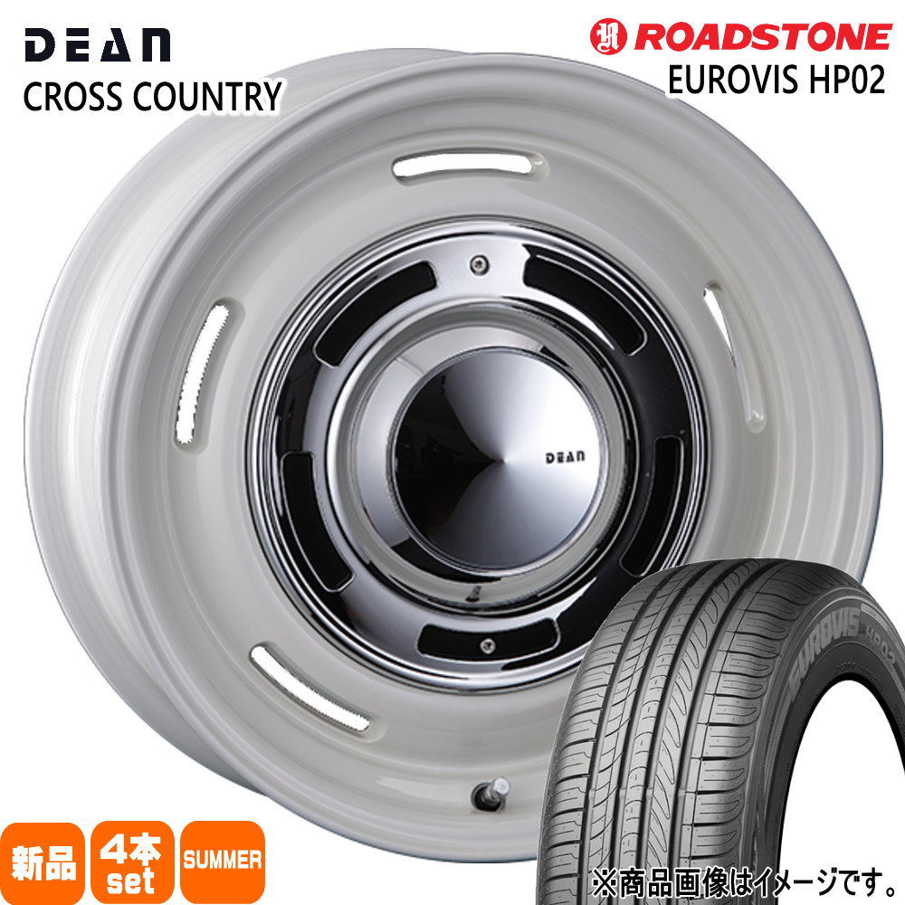 205/60R16 92V ユーロビズ HP02 EUROVIS HP02 ロードストーン ROADSTONE 新品 夏用 サマータイヤ ホイール 4本セット CRIMSON DEAN CROSS COUNTRY 16&times;6.5+43 5/114.3｜タイヤショップ78