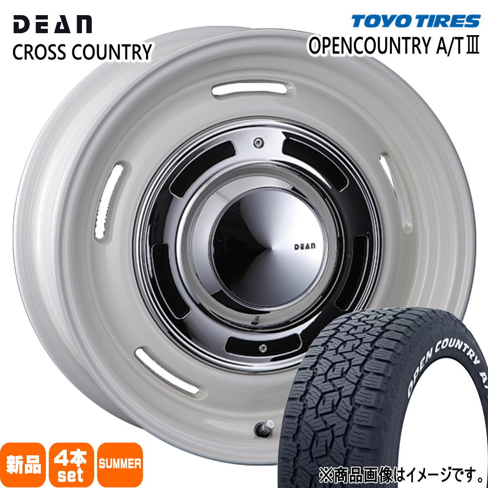 225/60R17 99H オープンカントリー AT3 OPENCOUNTRY A/T3 トーヨータイヤ TOYOTIRES 新品 夏用 サマータイヤ ホイール 4本セット CRIMSON DEAN CROSS COUNTRY 17×7.0+38 5/114.3|タイヤショップ78