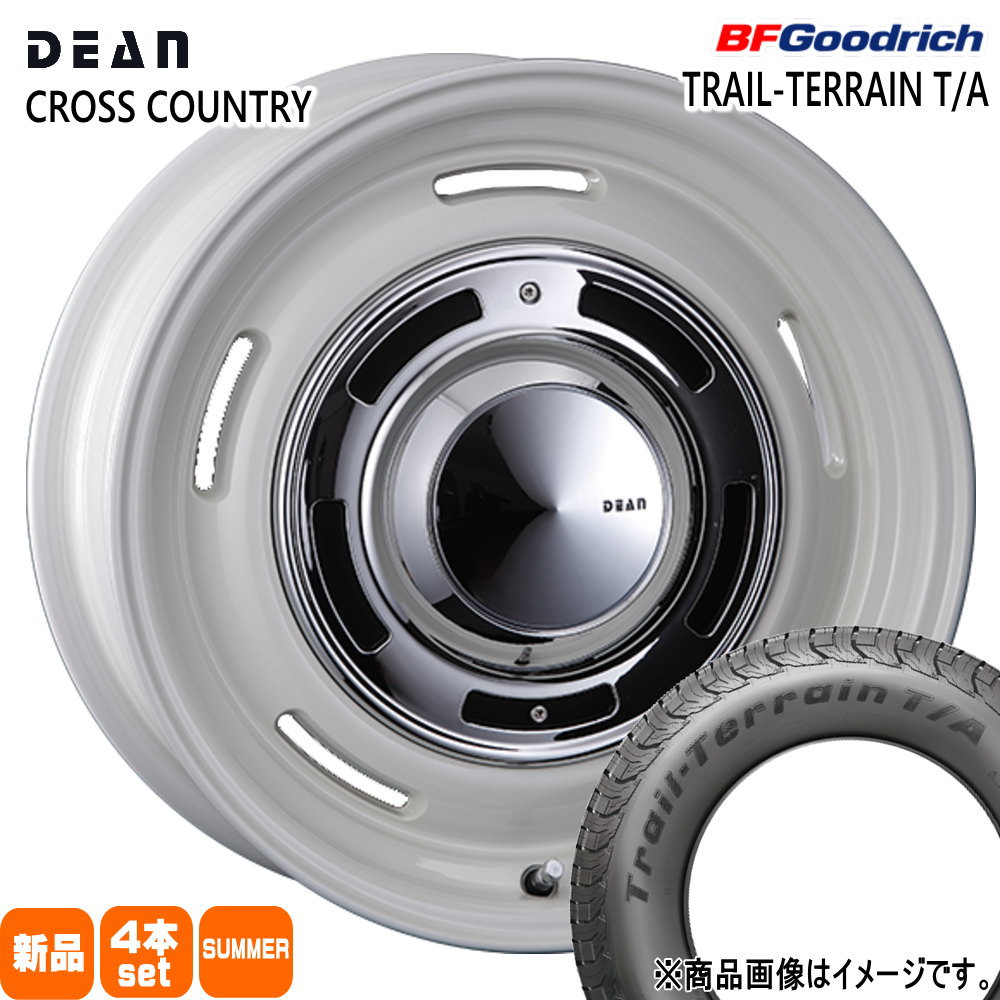 225/55R18 102H XL トレイルテレーン T/A TRAIL-TERRAIN T/A BFグッドリッチ BF.Goodrich 新品 夏用 サマータイヤ ホイール 4本セット CRIMSON DEAN CROSS COUNTRY 18×8.0+35 5/114.3|タイヤショップ78