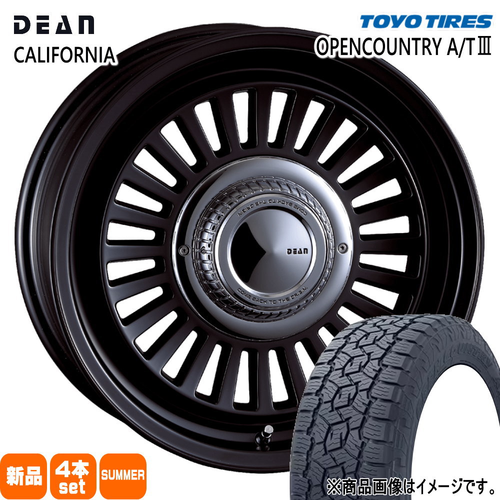 235/70R16 106T オープンカントリー AT3 OPENCOUNTRY A/T3 トーヨータイヤ TOYOTIRES 新品 夏用 サマータイヤ ホイール 4本セット CRIMSON DEAN CALIFORNIA 16×6.0-5 5/139.7|タイヤショップ78