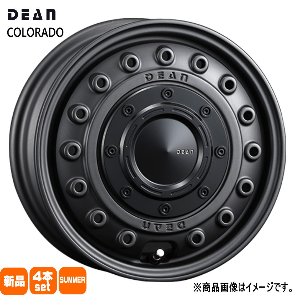 165/50R15 銘柄指定不可 輸入タイヤ 輸入タイヤ 輸入タイヤ 新品 夏用 サマータイヤ ホイール 4本セット CRIMSON DEAN COLORADO 15&times;4.5+43 4/100｜タイヤショップ78