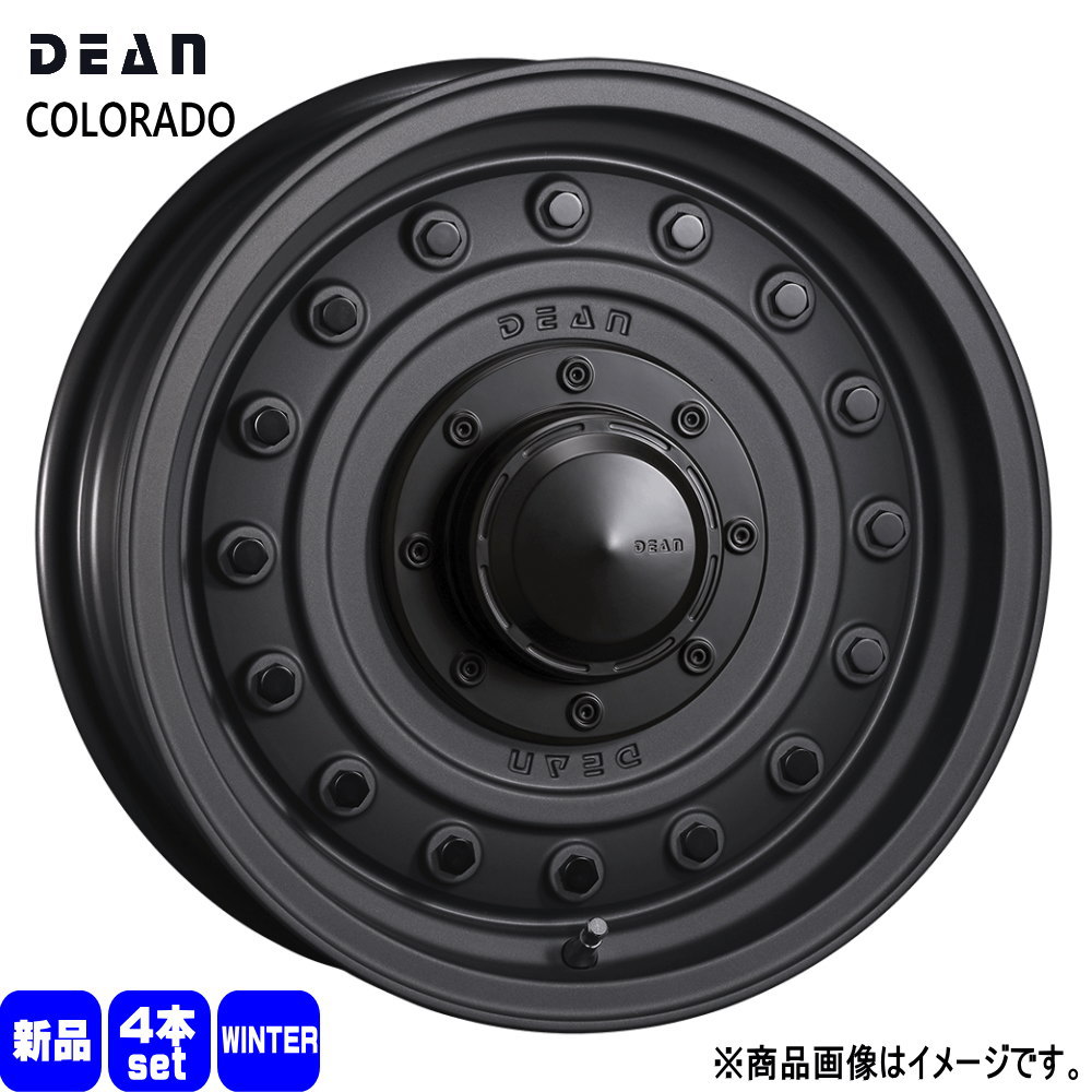 215/65R16 銘柄指定不可 輸入タイヤ 輸入タイヤ 輸入タイヤ 新品 冬用 スタッドレスタイヤ ホイール 4本セット CRIMSON DEAN COLORADO 16×6.5+38 6/139.7|タイヤショップ78