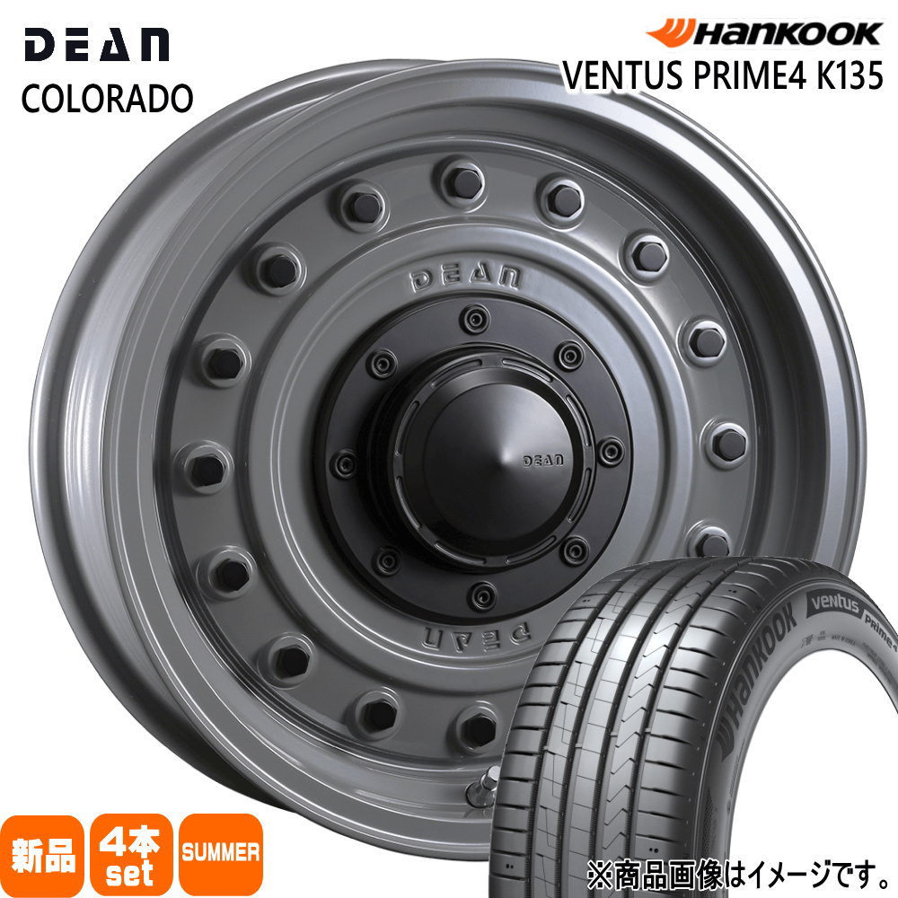 215/65R16 102H XL ベンタス プライム4 K135A Ventus Prime4 K135A ハンコック HANKOOK 新品 夏用 サマータイヤ ホイール 4本セット CRIMSON DEAN COLORADO 16&times;7.0+37 5/114.3｜タイヤショップ78