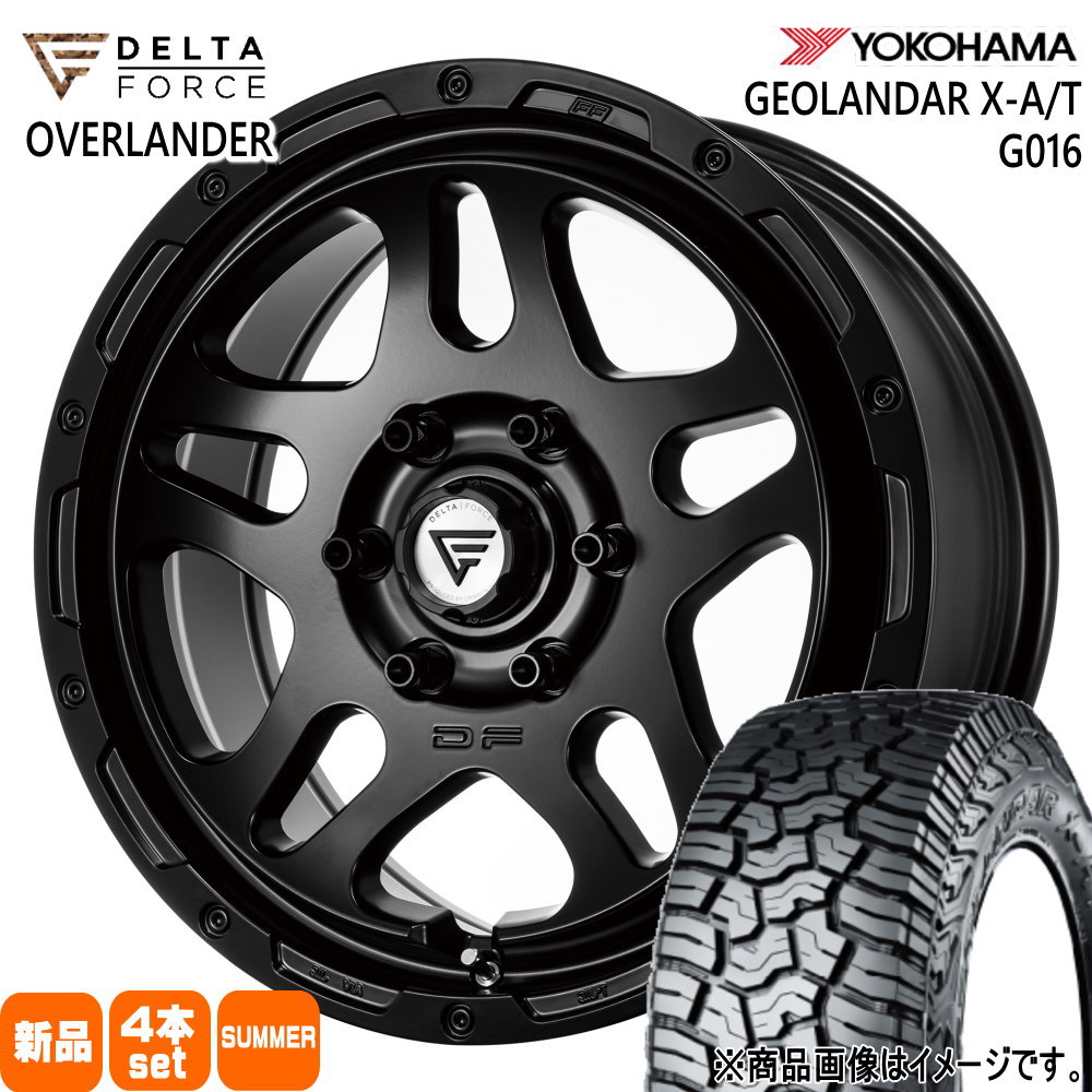 285/55R20 122/119Q LT ジオランダー X-AT G016 GEOLANDAR X-AT G016 ヨコハマ YOKOHAMA 新品 夏用 サマータイヤ ホイール 4本セット DELTA FORCE OVERLANDER 20×9.0+55 6/139.7|タイヤショップ78