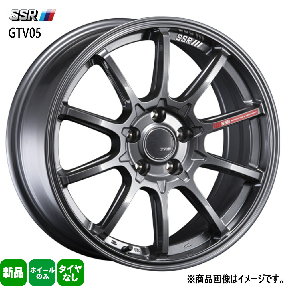 カーショップ配送 4本セット 15×5.0J+45 4/100 SSR GTV05 ジーティーブイ ゼロファイブ 新品 15インチ ホイールのみ コペン タント N BOX N ONE アルト スペーシア|タイヤショップ78