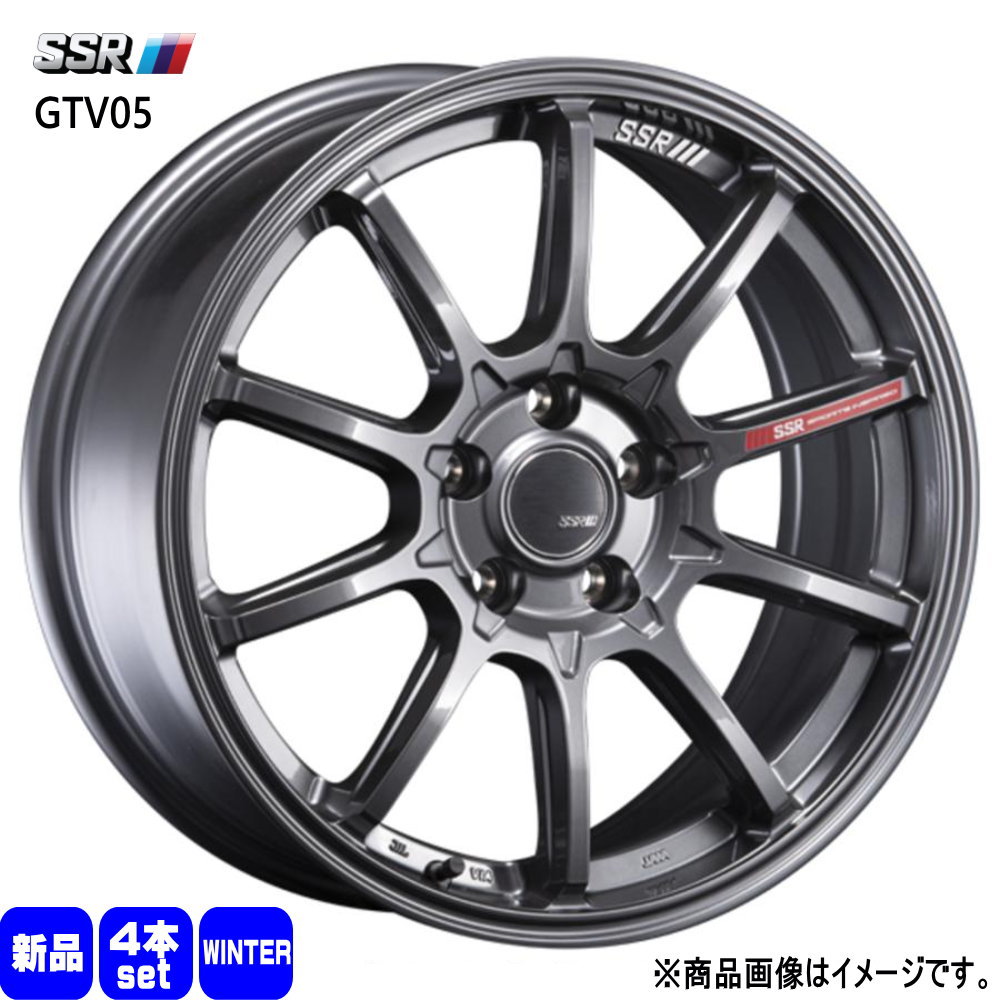 235/40R18 銘柄指定不可 輸入タイヤ 輸入タイヤ 輸入タイヤ 新品 冬用 スタッドレスタイヤ ホイール 4本セット SSR GTV05 18&times;7.5+45 5/114.3｜タイヤショップ78