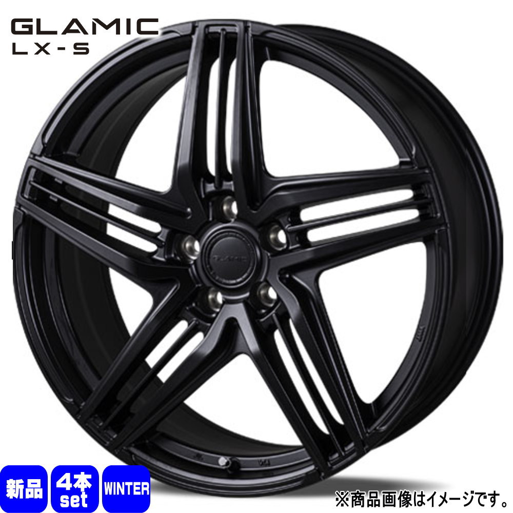 225/60R17 銘柄指定不可 輸入タイヤ 輸入タイヤ 輸入タイヤ 新品 冬用 スタッドレスタイヤ ホイール 4本セット KIT JAPAN GLAMIC LX-S 17×7.0+42 5/114.3 17インチ|タイヤショップ78